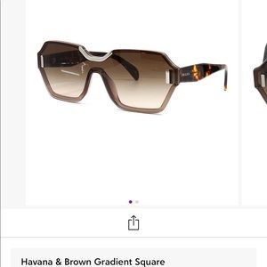 Brown Gradient Prada sunglasses